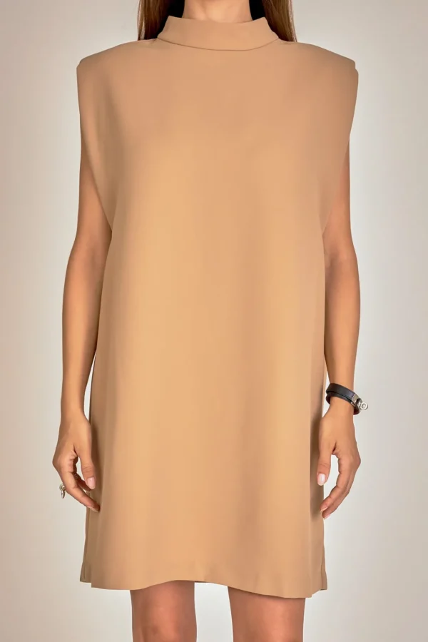ENGLISH FACTORY Tops*- Mock Neck Shift Dress