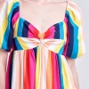 ENGLISH FACTORY Tops*- Color Stripe Mini Dress MULTI