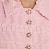 ENGLISH FACTORY Tops*- Nancy Textured Mini Dress PINK