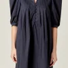 ENGLISH FACTORY Tops*- Noir Elegance Dress NAVY