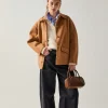 ENGLISH FACTORY Tops*- Oversized Wool Coat BROWN