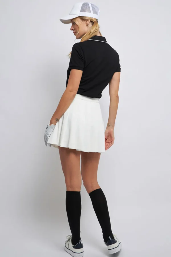 ENGLISH FACTORY Tops*- Pleated Tennis Skort WHITE