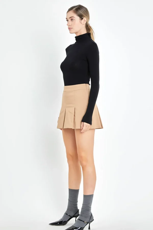 ENGLISH FACTORY Tops*- Pleated Mini Skort
