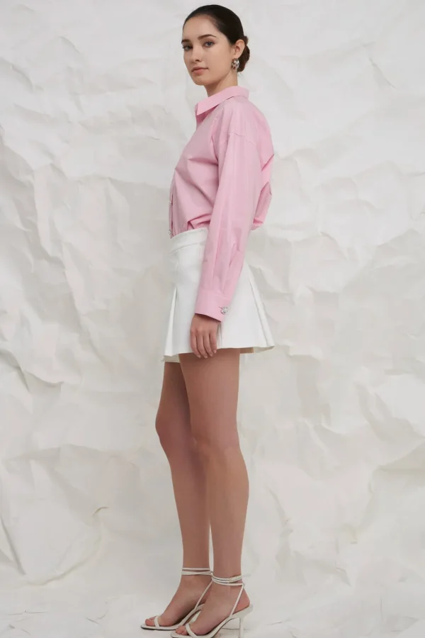 ENGLISH FACTORY Tops*- Pleated Mini Skort