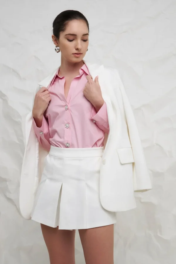 ENGLISH FACTORY Tops*- Pleated Mini Skort