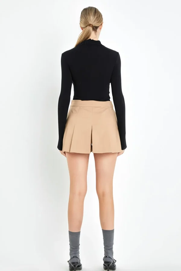 ENGLISH FACTORY Tops*- Pleated Mini Skort