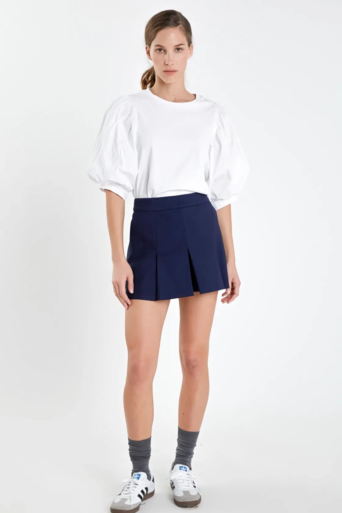 english_factory__pleated__25-1.webp ENGLISH FACTORY Tops*- Pleated Mini Skort