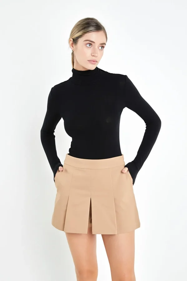 ENGLISH FACTORY Tops*- Pleated Mini Skort