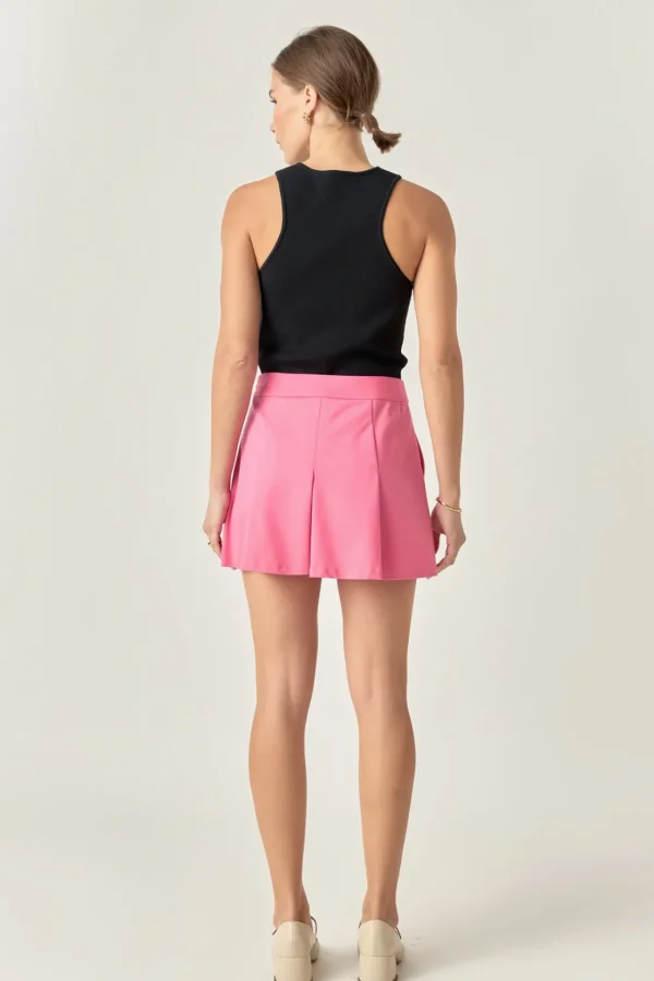 ENGLISH FACTORY Tops*- Pleated Mini Skort
