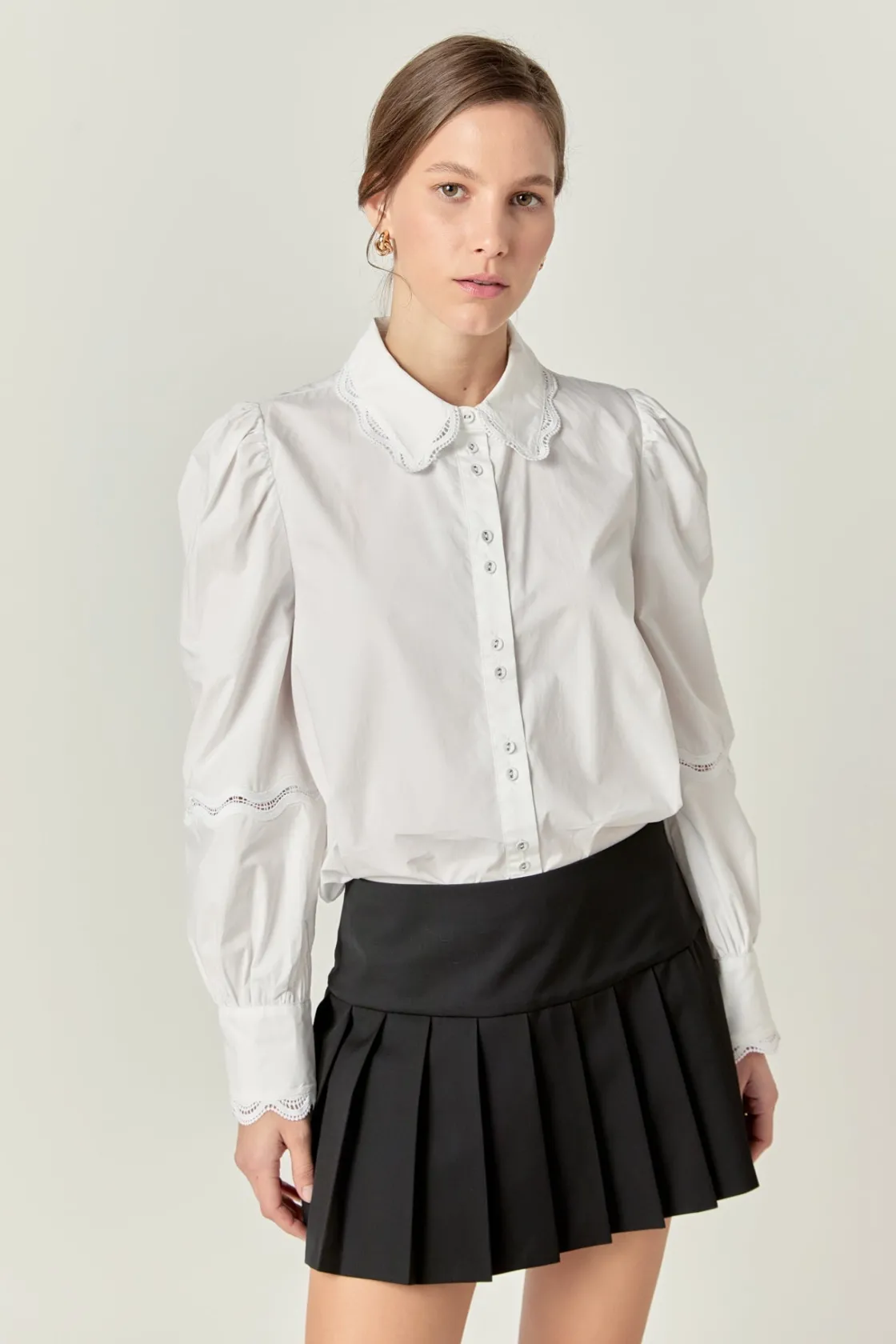 english_factory__pleats_d_4.webp ENGLISH FACTORY Tops*- Pleats Detailed Mini Skort