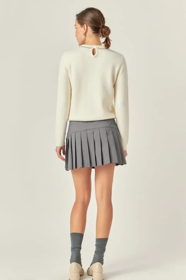 ENGLISH FACTORY Tops*- Pleats Detailed Mini Skort