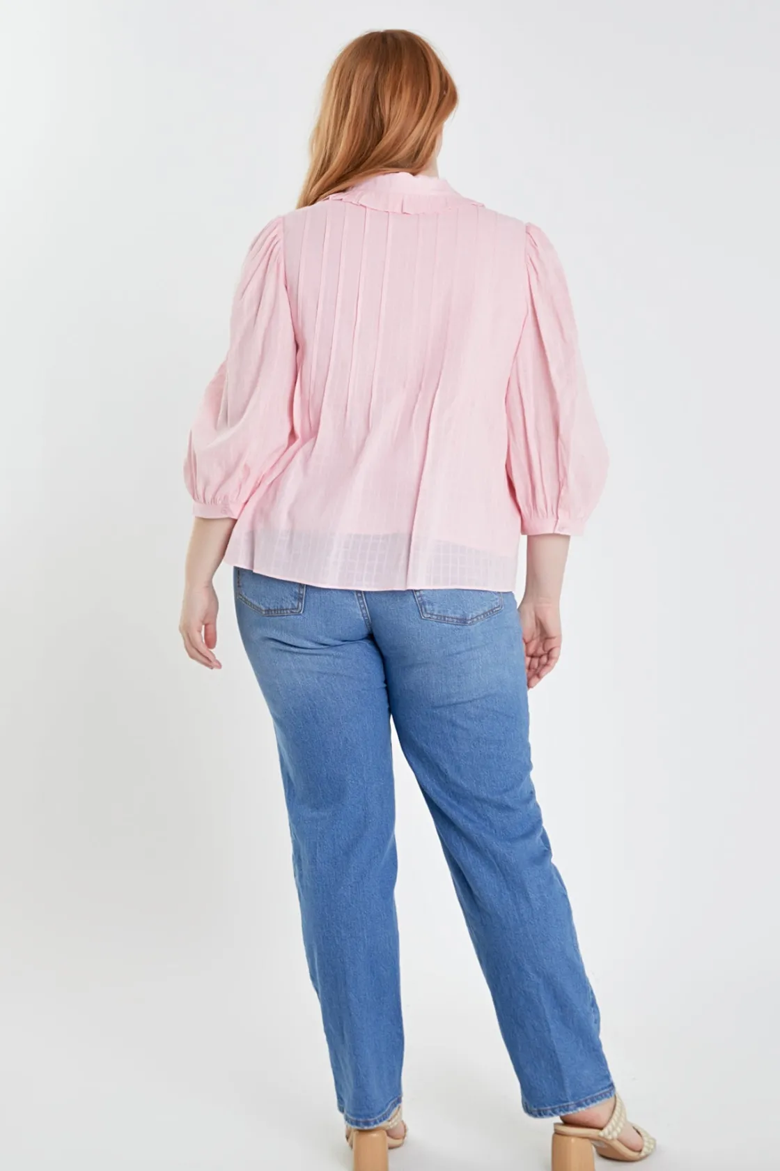 english_factory__plus_siz_7.webp ENGLISH FACTORY Tops | Shirts & Blouses*- Plus Size Ruffled Collar Blouse