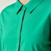 ENGLISH FACTORY Tops*- Puff Sleeve Shirt Dress