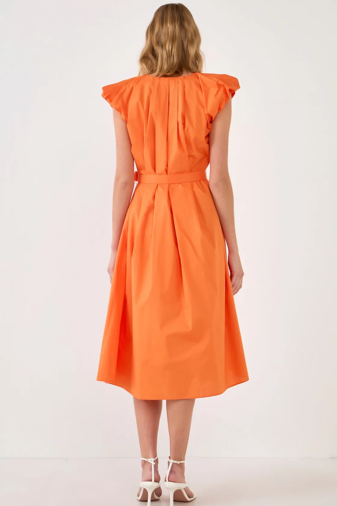 english_factory__puffy_sl_12.webp ENGLISH FACTORY Tops*- Puffy Sleeve Midi Dress