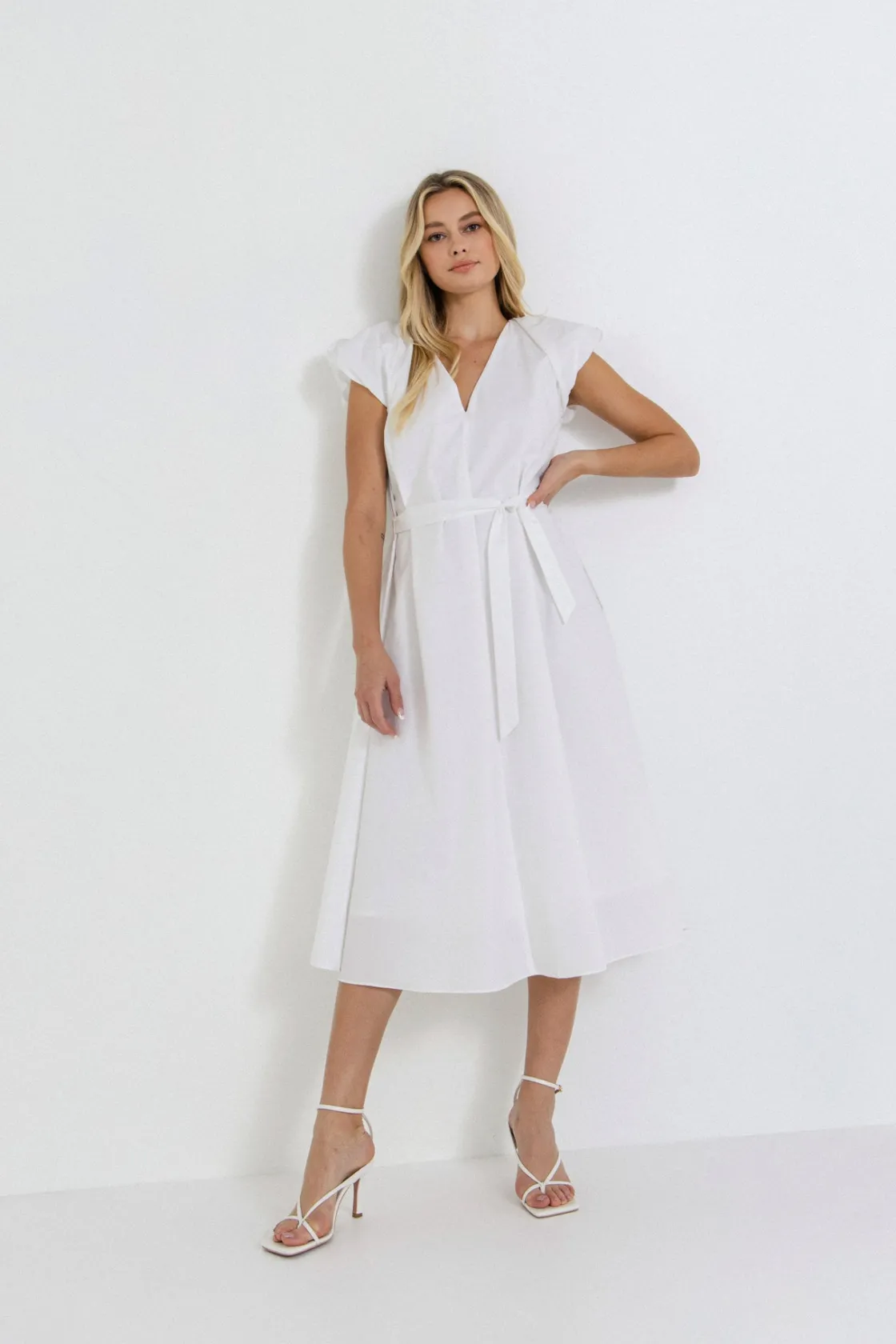 english_factory__puffy_sl_8.webp ENGLISH FACTORY Tops*- Puffy Sleeve Midi Dress