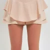 ENGLISH FACTORY Tops*- Ruffle Layered Mini Skort