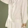 ENGLISH FACTORY Tops*- Ruffled Micro Mini Romper OFFWHITE