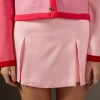 ENGLISH FACTORY Tops*- Satin Single Pleat Skort