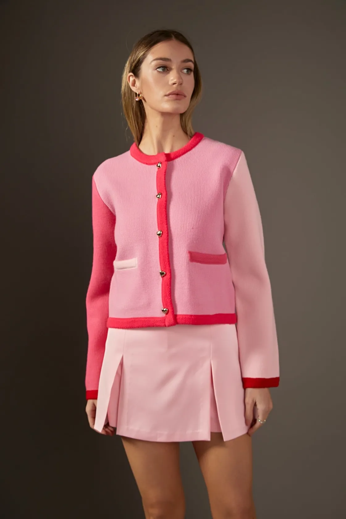 english_factory__satin_si_3.webp ENGLISH FACTORY Tops*- Satin Single Pleat Skort