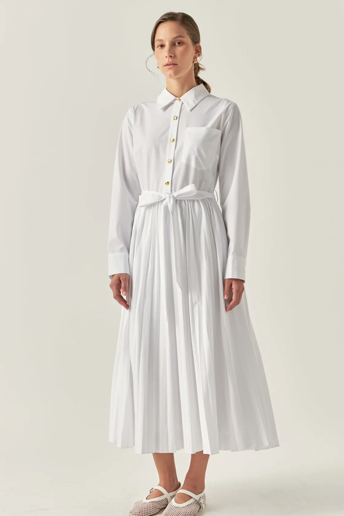 english_factory__shirt_mi_1.webp ENGLISH FACTORY Tops*- Shirt Midi Dress OFFWHITE