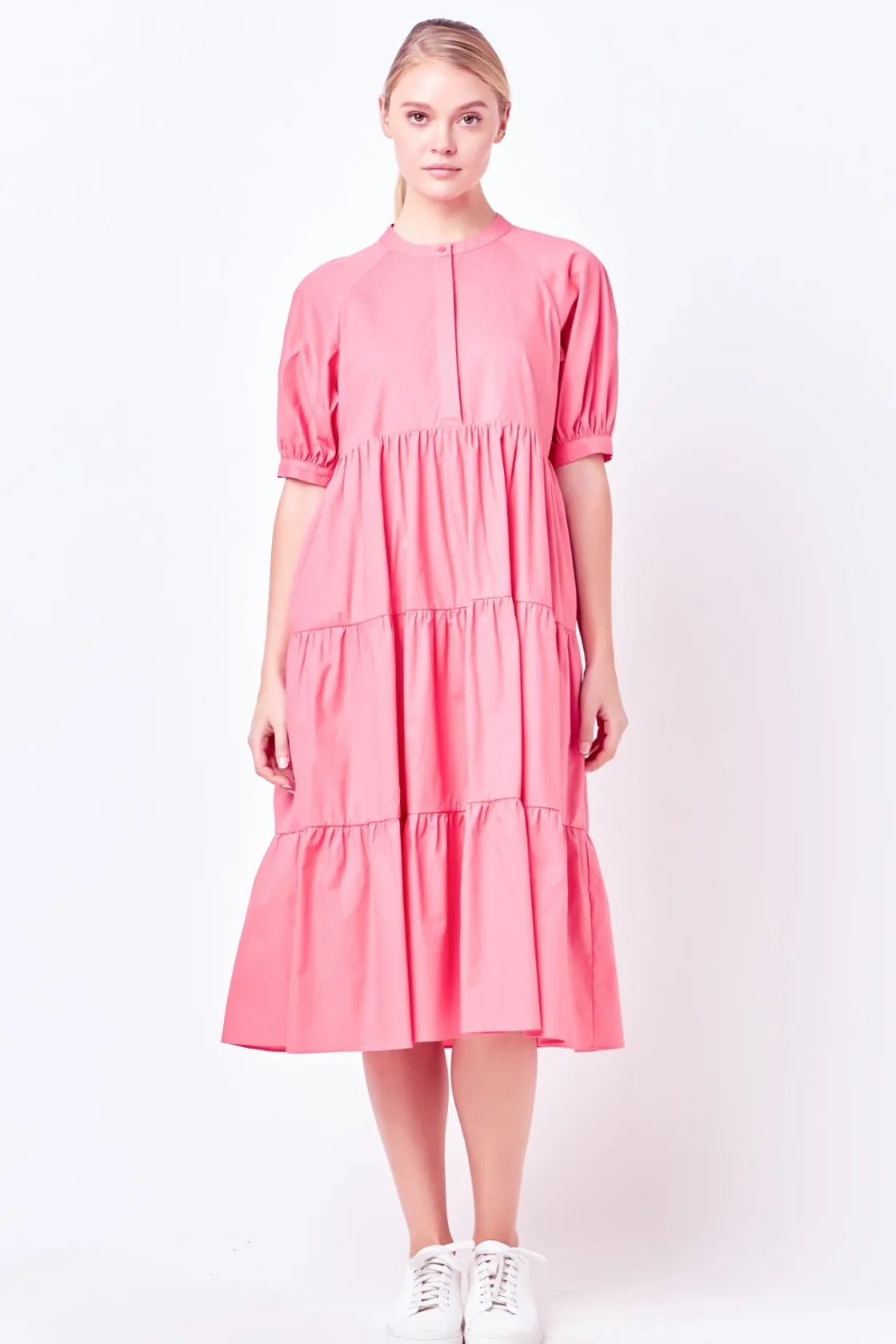 english_factory__short_pu_14-1.webp ENGLISH FACTORY Tops*- Short Puff Sleeve Midi Dress