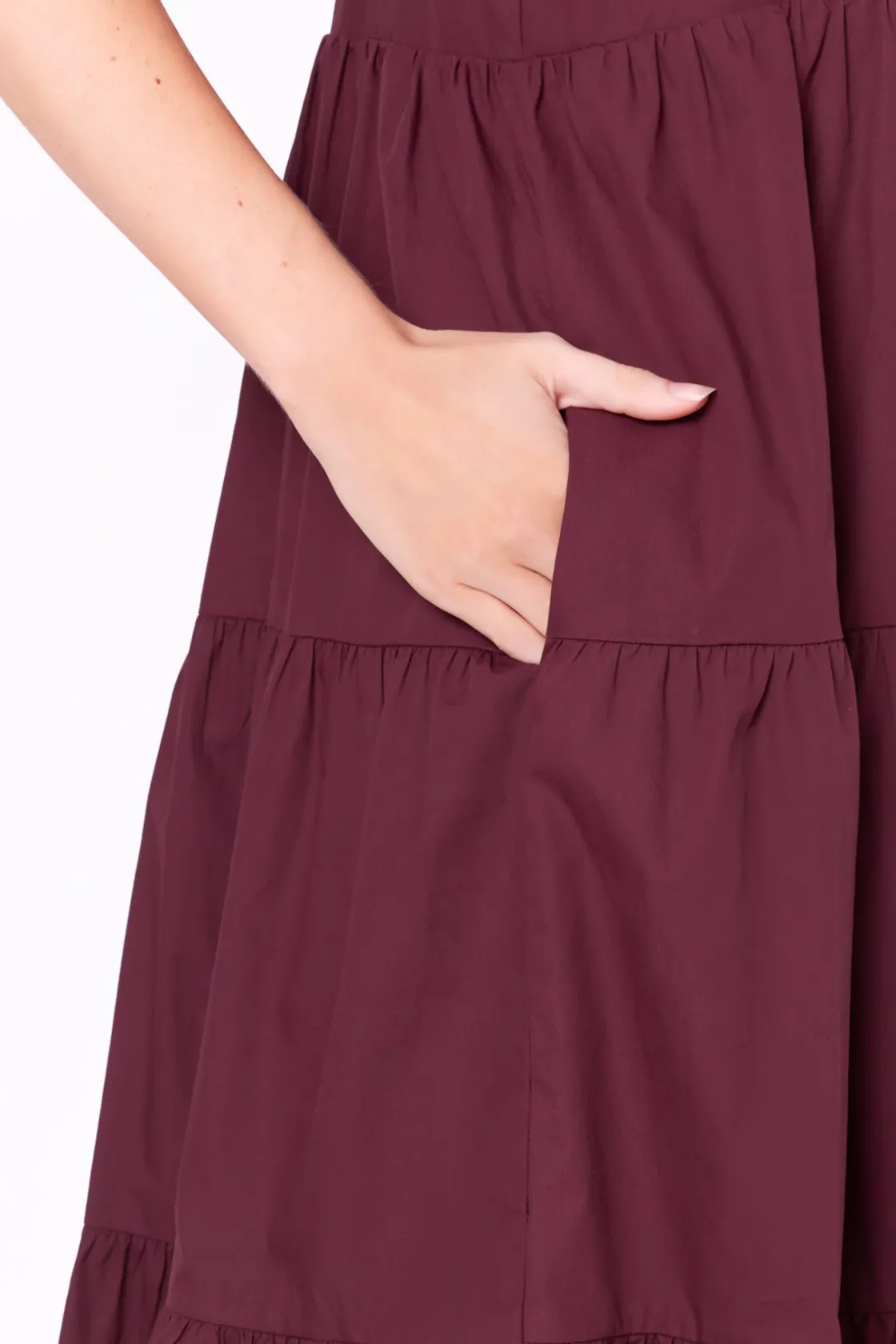english_factory__short_pu_45.webp ENGLISH FACTORY Tops*- Short Puff Sleeve Midi Dress
