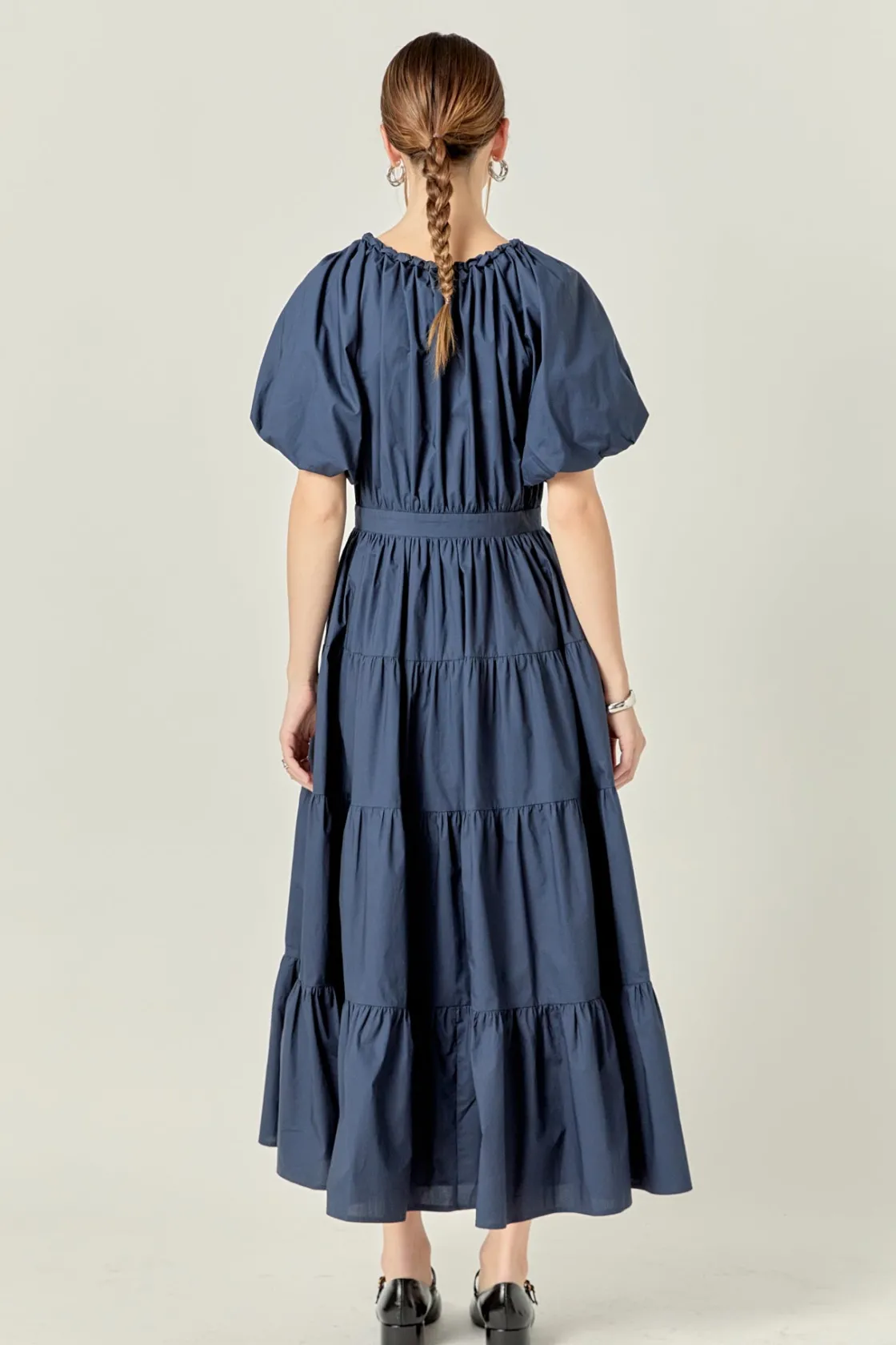 english_factory__short_sl_2-1.webp ENGLISH FACTORY Tops*- Short Sleeves Dress NAVY