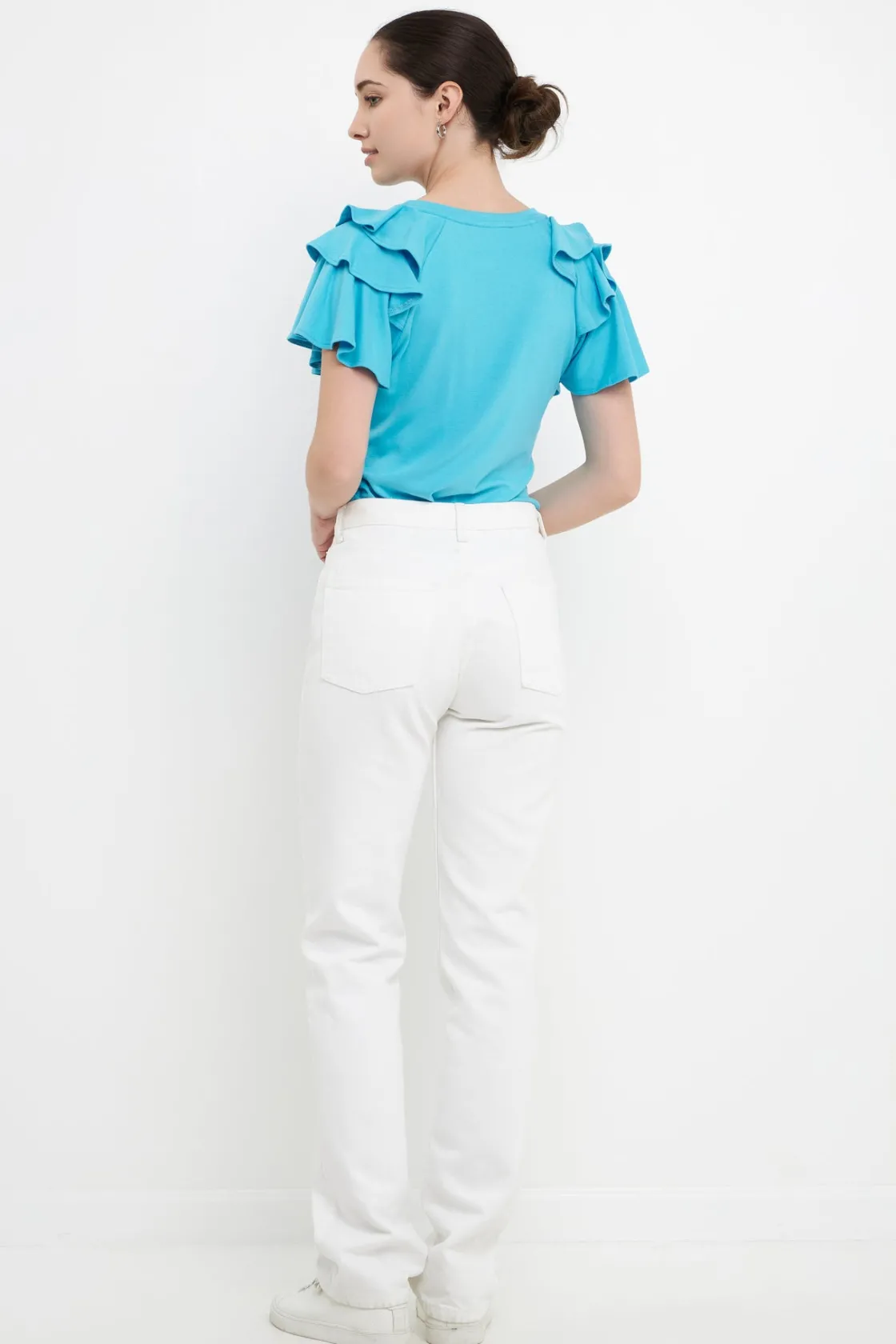 english_factory__shoulder_27.webp ENGLISH FACTORY Tops*- Shoulder Ruffle Top