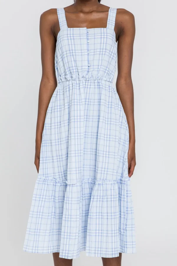 ENGLISH FACTORY Tops*- Sleeveless Midi Dress