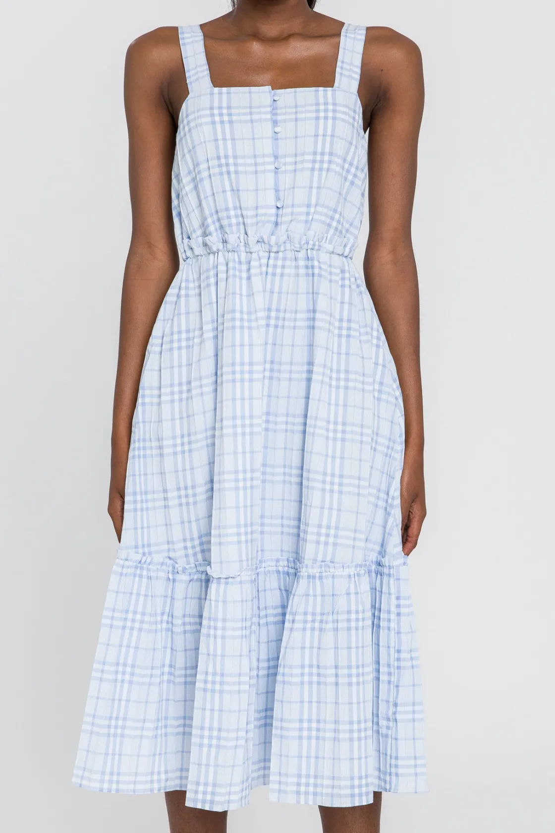 english_factory__sleevele_0-3.webp ENGLISH FACTORY Tops*- Sleeveless Midi Dress