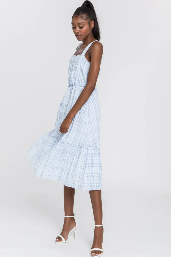 ENGLISH FACTORY Tops*- Sleeveless Midi Dress