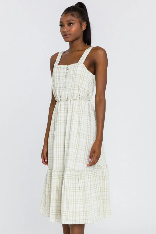 ENGLISH FACTORY Tops*- Sleeveless Midi Dress