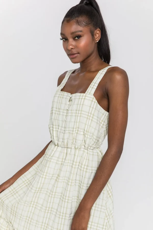ENGLISH FACTORY Tops*- Sleeveless Midi Dress