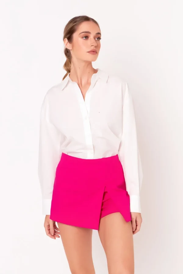 ENGLISH FACTORY Tops*- Slit Detail Skort