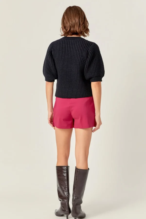 ENGLISH FACTORY Tops*- Slit Detail Skort