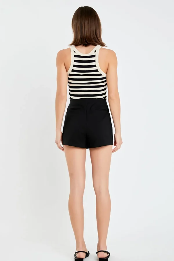 ENGLISH FACTORY Tops*- Slit Detail Skort