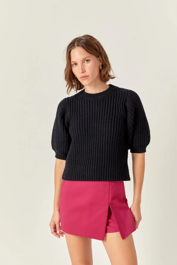 ENGLISH FACTORY Tops*- Slit Detail Skort