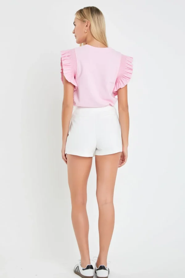 ENGLISH FACTORY Tops*- Slit Detail Skort