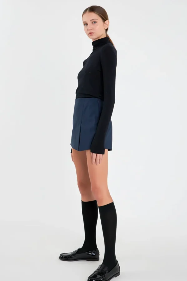 ENGLISH FACTORY Tops*- Slit Detail Skort