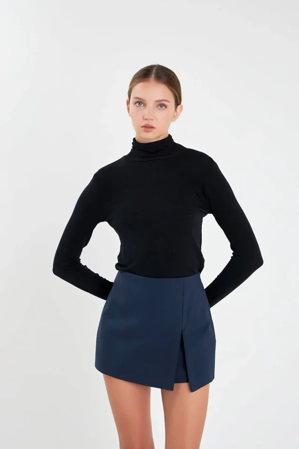 ENGLISH FACTORY Tops*- Slit Detail Skort