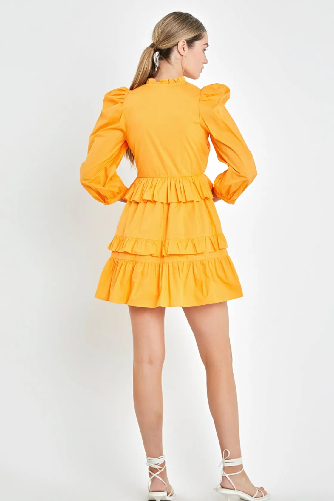 english_factory__smocking_12.webp ENGLISH FACTORY Tops*- Smocking Detail Mini Dress