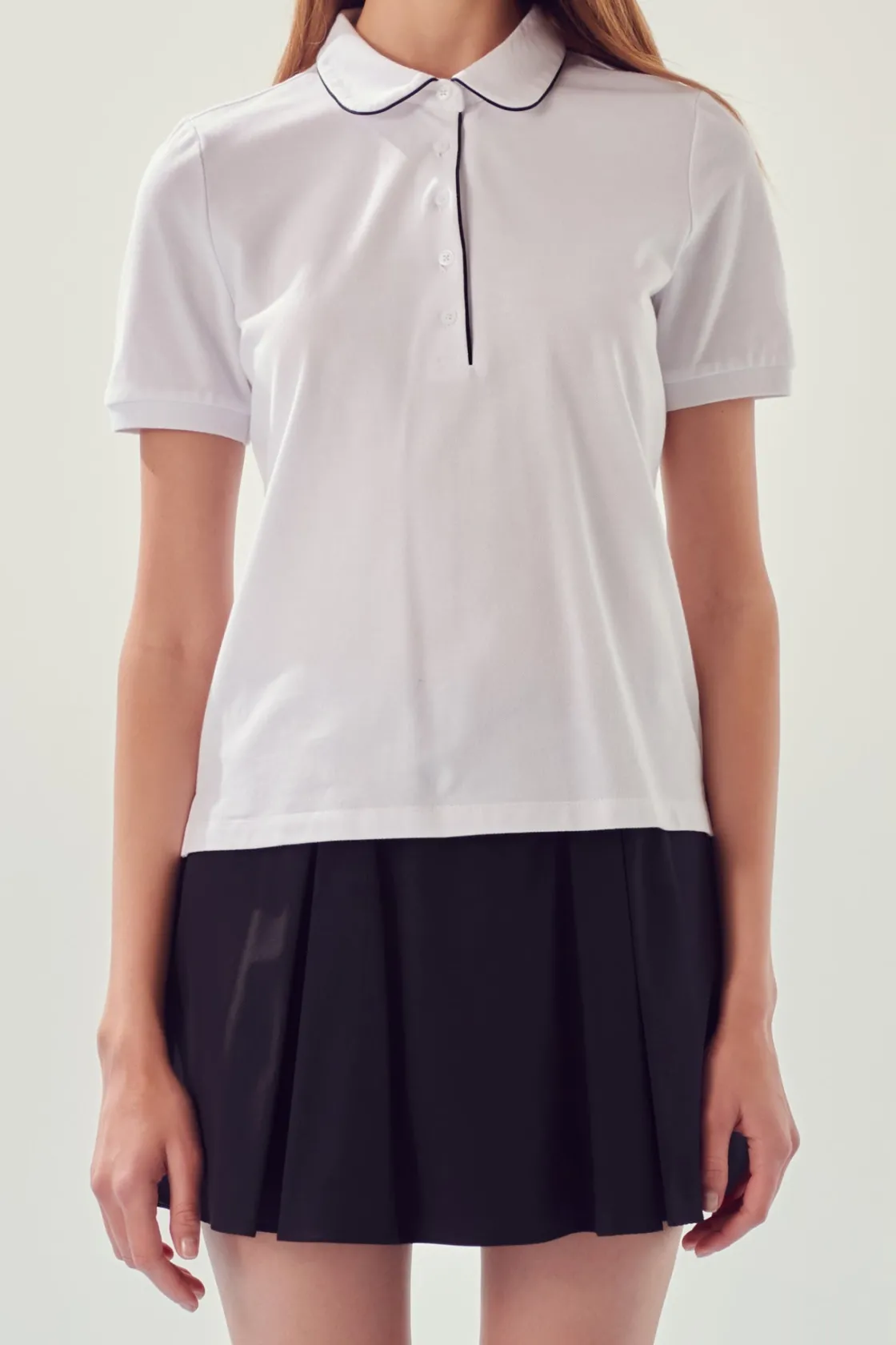 english_factory__sportwea_0.webp ENGLISH FACTORY Tops*- Sportwear Knit Polo Shirt