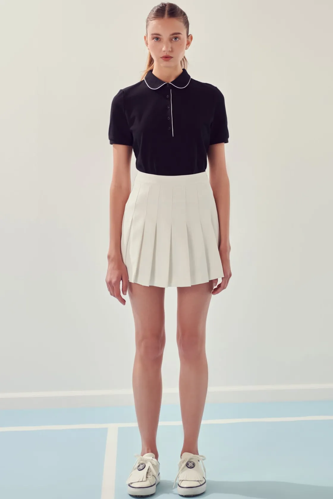 english_factory__sportwea_4.webp ENGLISH FACTORY Tops*- Sportwear Knit Polo Shirt