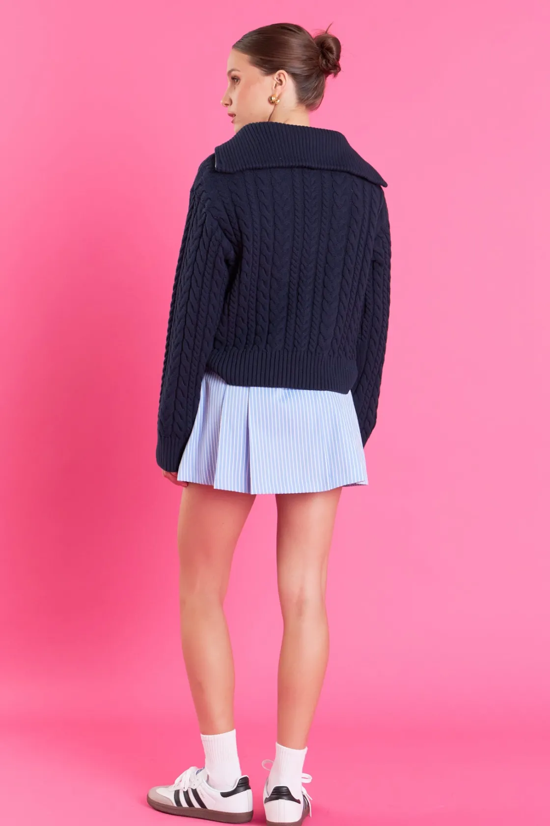 english_factory__stripe_m_2-3.webp ENGLISH FACTORY Tops*- Stripe Mini Pleated Skort POWDERBLUE/WHITE