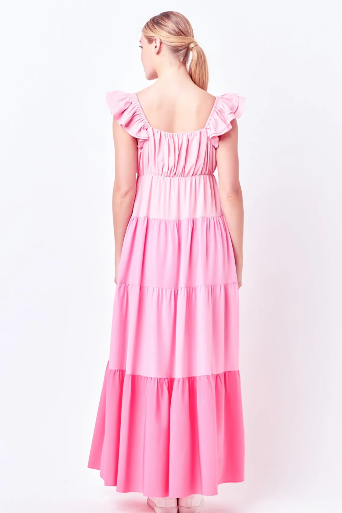 english_factory__sweet_he_3.webp ENGLISH FACTORY Tops*- Sweet Heart Color Block Maxi Dress