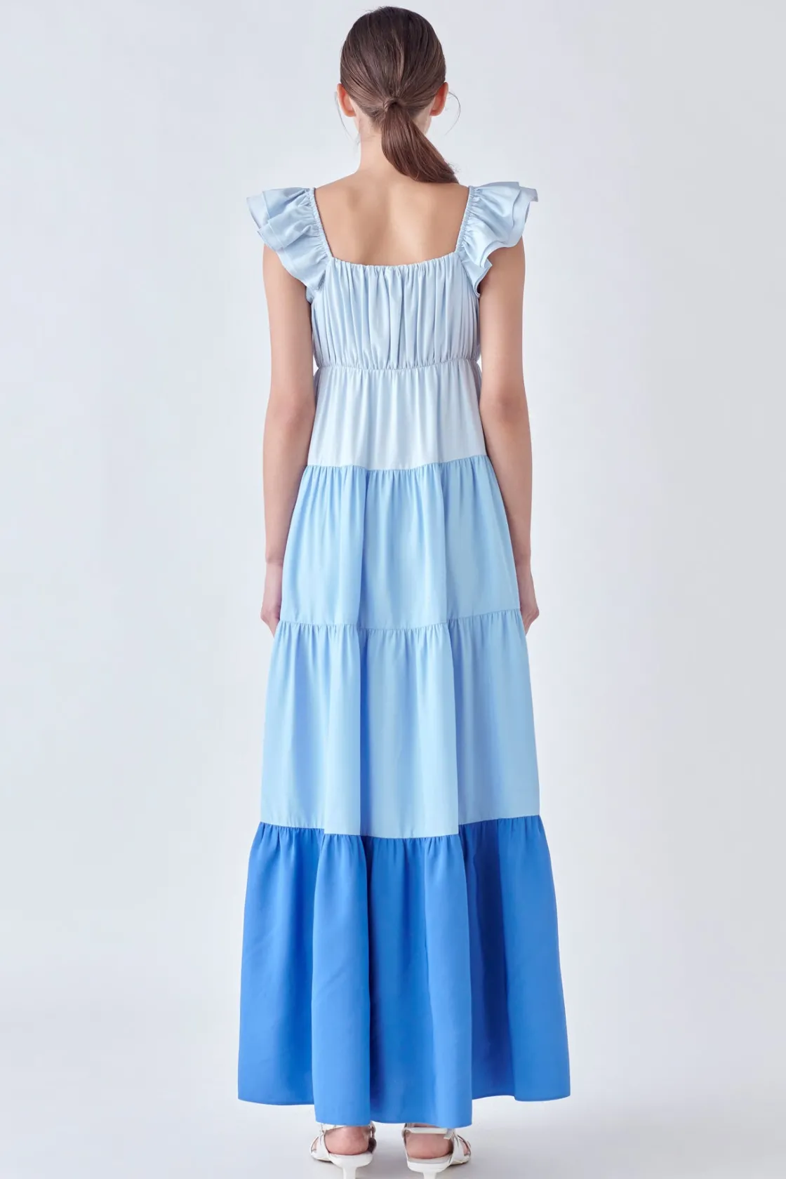 english_factory__sweet_he_9.webp ENGLISH FACTORY Tops*- Sweet Heart Color Block Maxi Dress