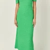 ENGLISH FACTORY Tops*- Textured Midi Dress