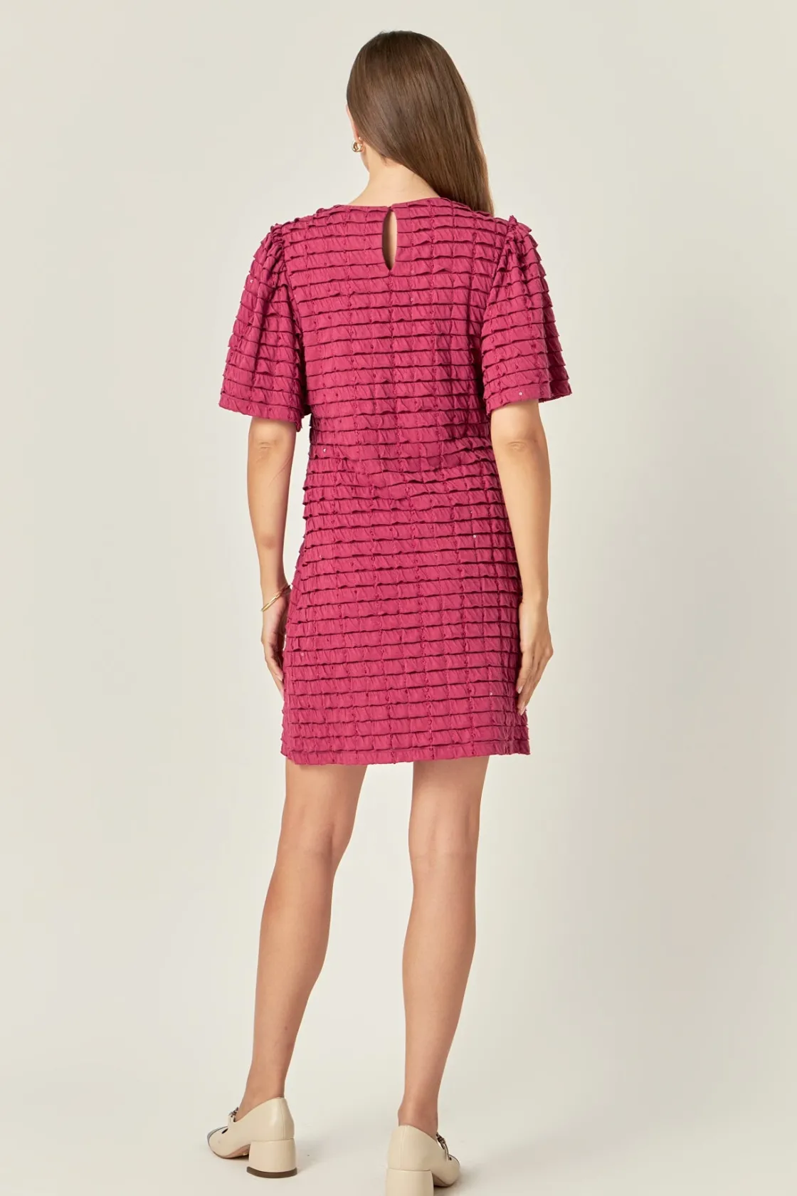 english_factory__tiered_j_2.webp ENGLISH FACTORY Tops*- Tiered Jersey Mini Dress With Embroidery BERRY