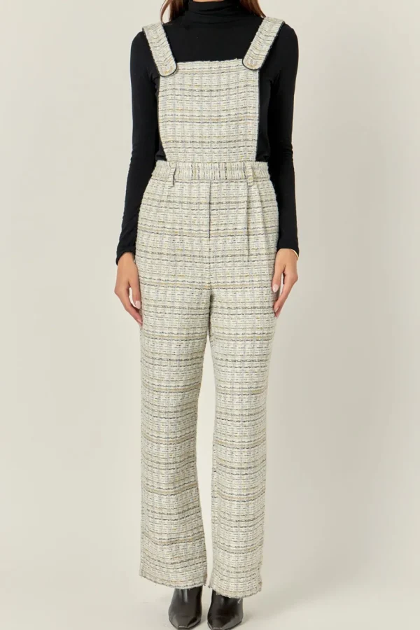 ENGLISH FACTORY Tops*- Tweed Overalls MULTI