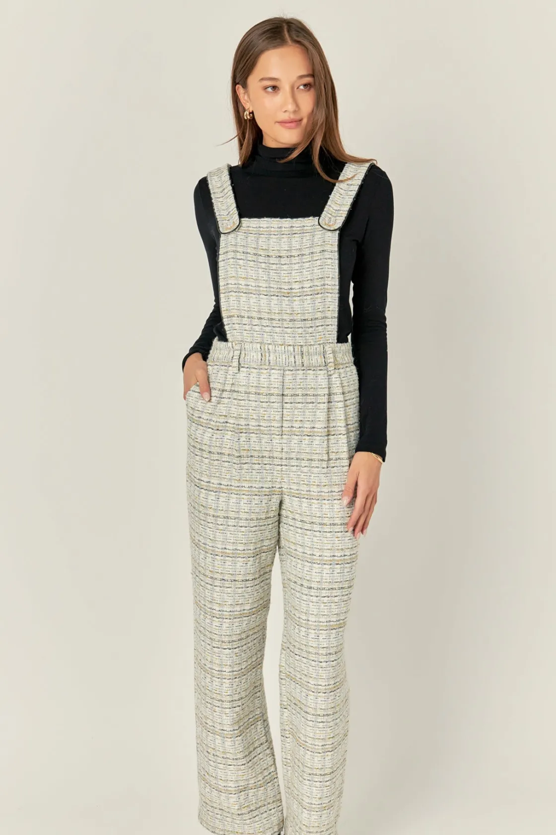 english_factory__tweed_ov_3.webp ENGLISH FACTORY Tops*- Tweed Overalls MULTI